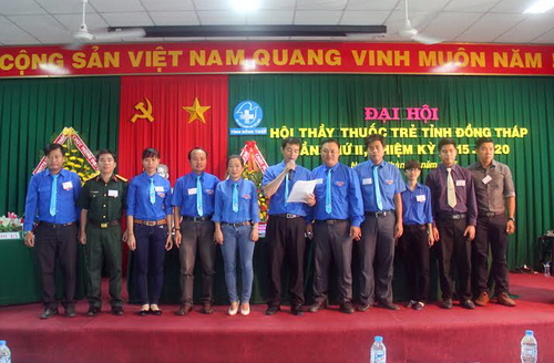 BCH Hội thầy thuốc trẻ tỉnh Đồng Tháp khóa II, nhiệm kỳ 2015-2020 ra mắt